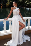 MNM Couture K3938 high neck stylish maxi dress
