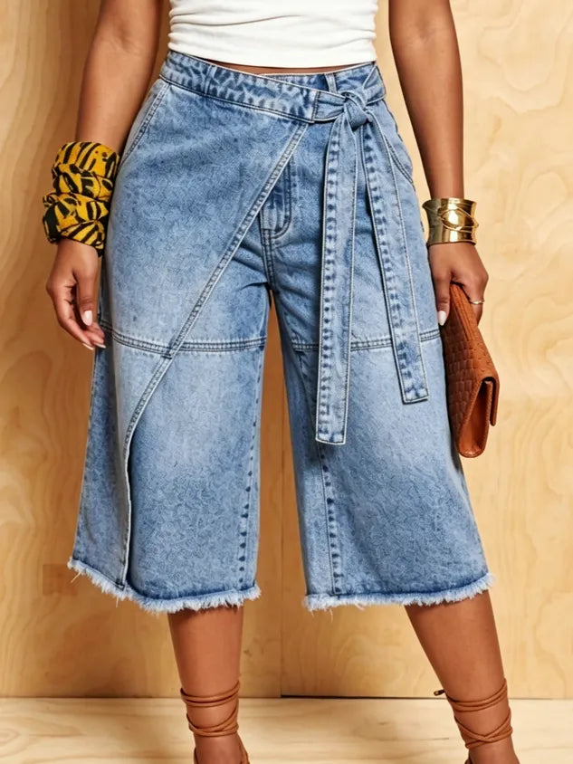Denim Casual Solid Relaxed Jeans