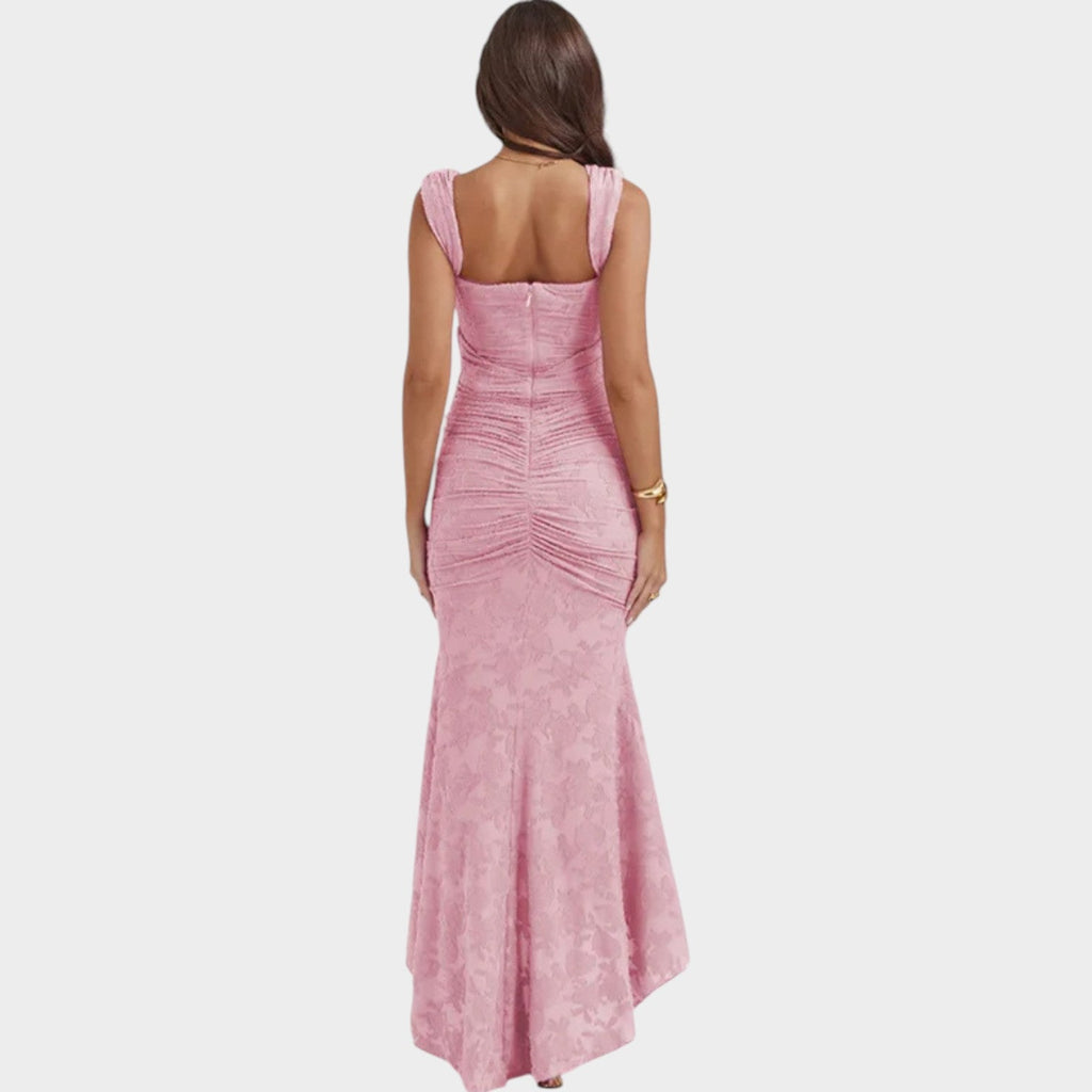 Elegant Sculpted Midi Dress