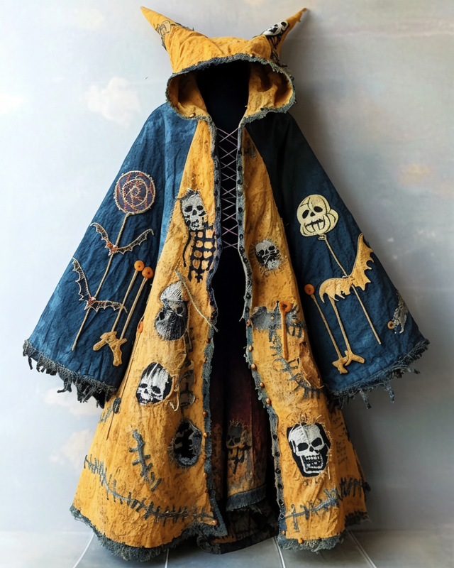 Women's Halloween Cape Coat 547d