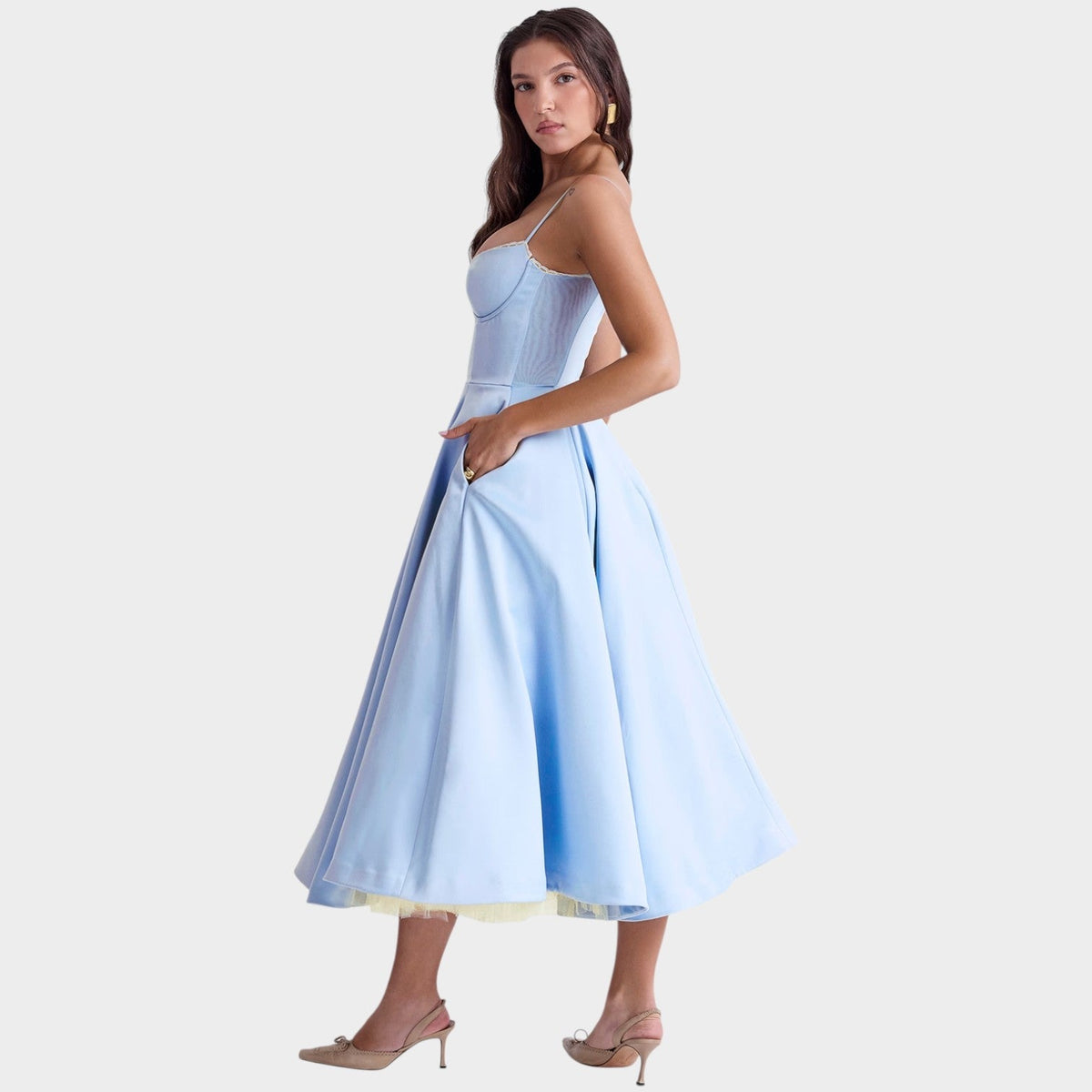 Timeless A-Line Midi Dress