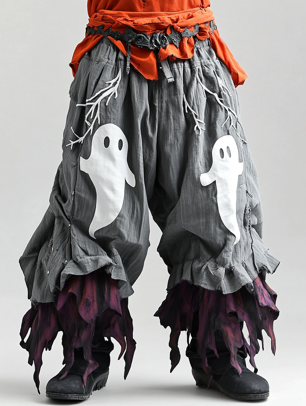 Men's autumn and winter Halloween theme fashion pants bf49