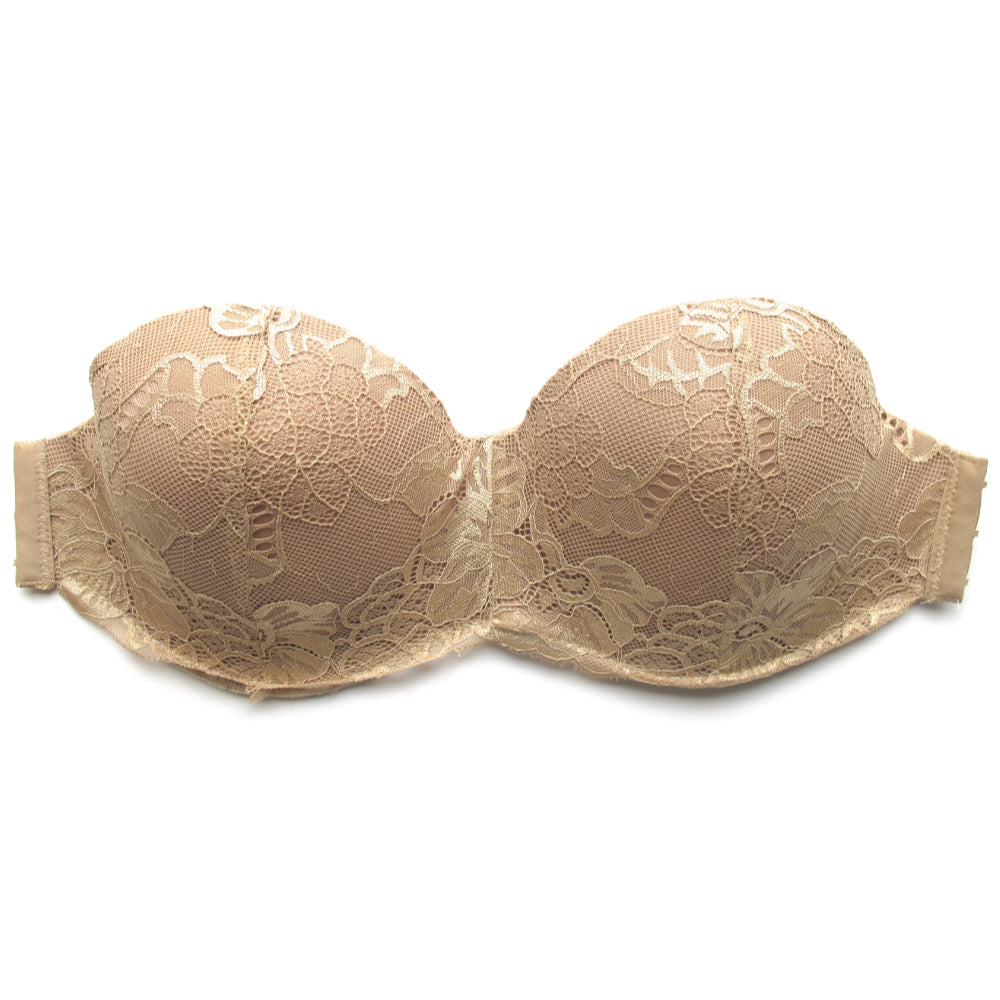 Lace Strapless/Convertible Underwire Bra Cup