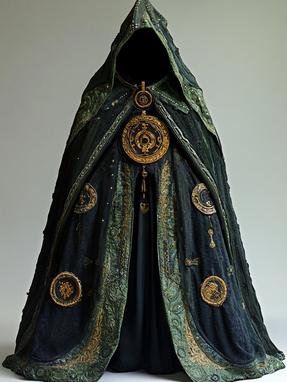 Badge distressed cape c88f