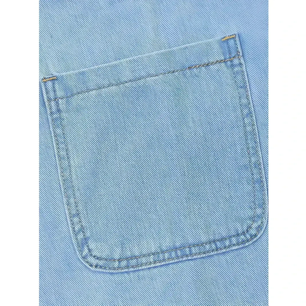 Relaxed Denim Dress for Women | Casual Shift Dress