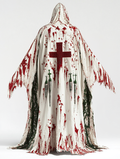 Halloween exaggerated design hooded cape 008d