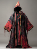 Halloween exaggerated design hooded cape 5bf7