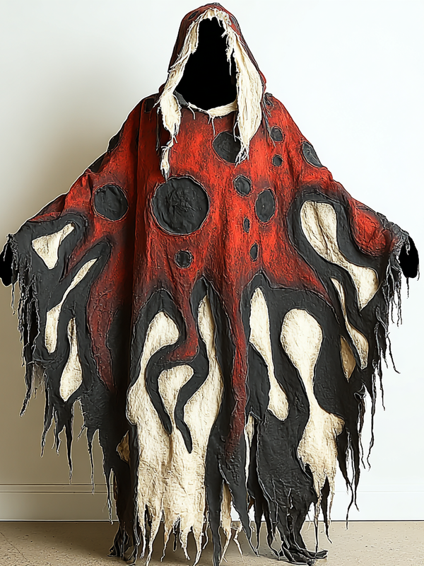 Men's Halloween autumn and winter hooded cloak jacket 8da1
