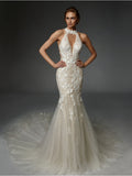Eye-Catching White Wedding Dress
