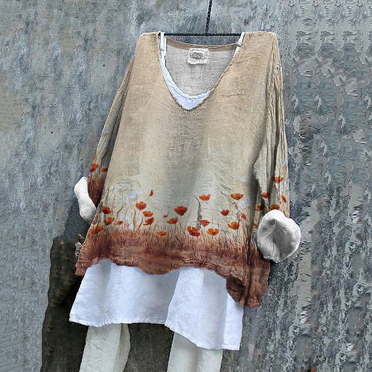 Floral Art Pattern Women's T-Shirt