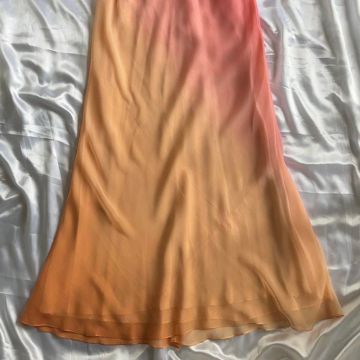 Women's Pink and Orange Dress
