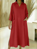 Women's Loose-fitting Denim Cotton Dress