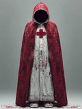 Men's Halloween themed hooded cape abdf