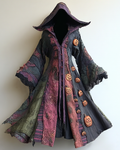 Women's Halloween theme irregular original design cape coat 9bc5