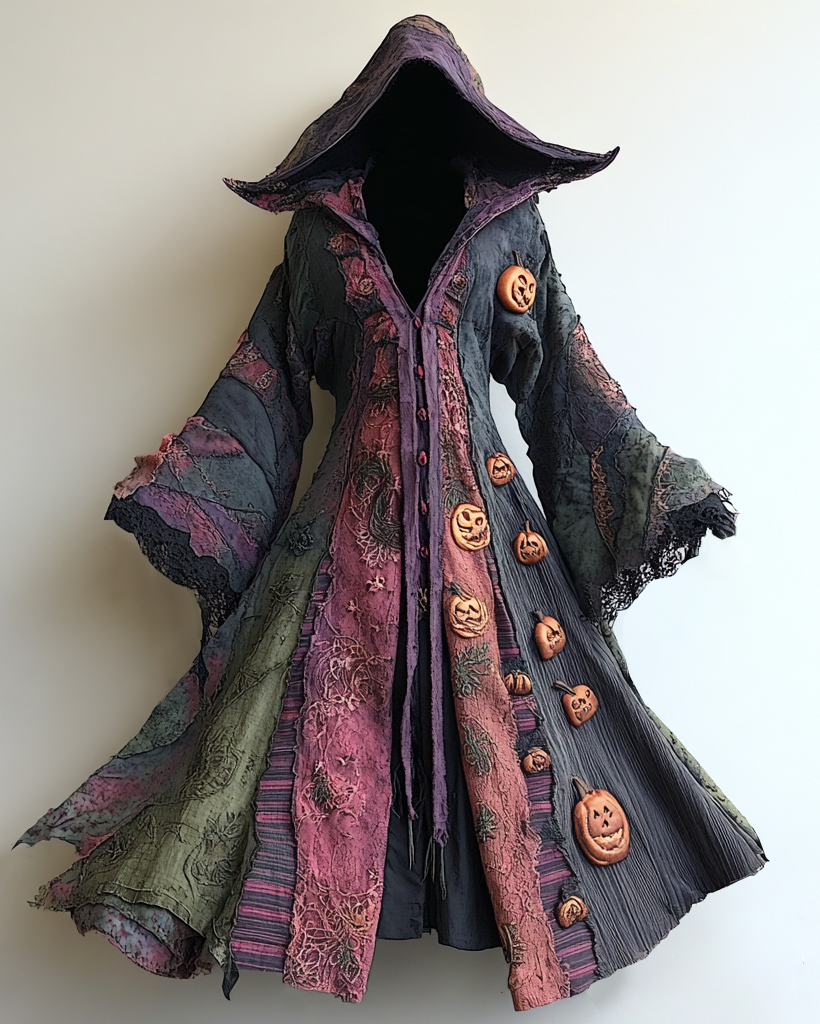 Women's Halloween theme irregular original design cape coat 9bc5