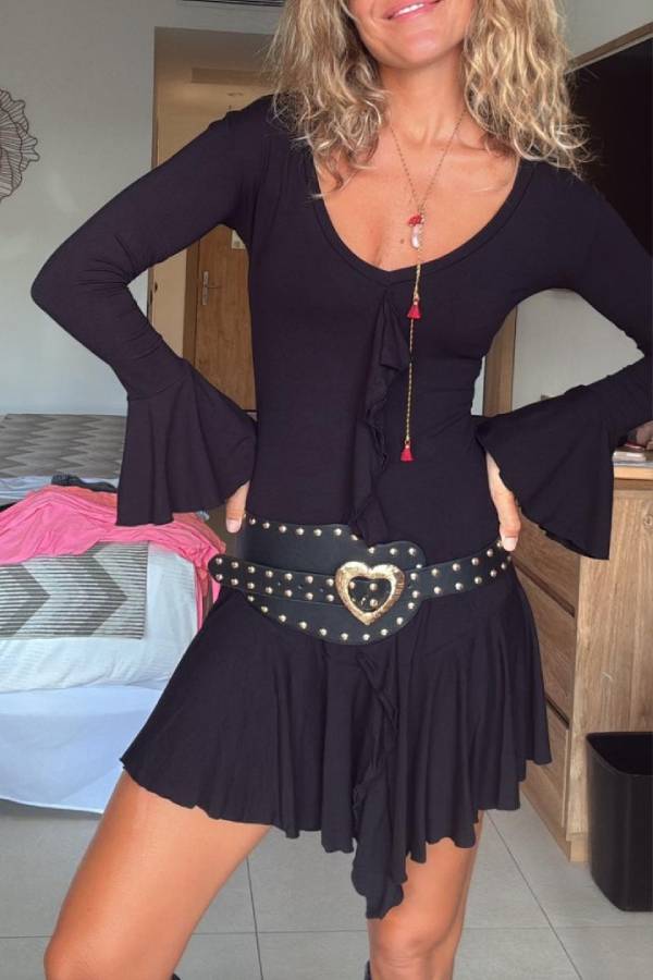 PANTON black, short dress