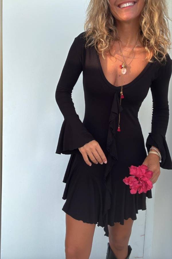 PANTON black, short dress