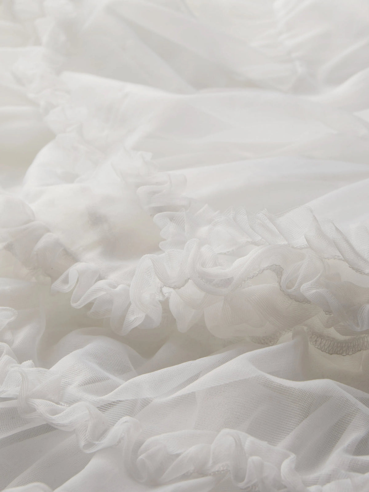 Jane Collection - Multi-Layered Petticoat for Effortless Volume-White