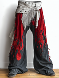 Men's Loose Vintage Embroidered Pants 524d