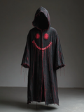 Halloween exaggerated design hooded cape 06b1