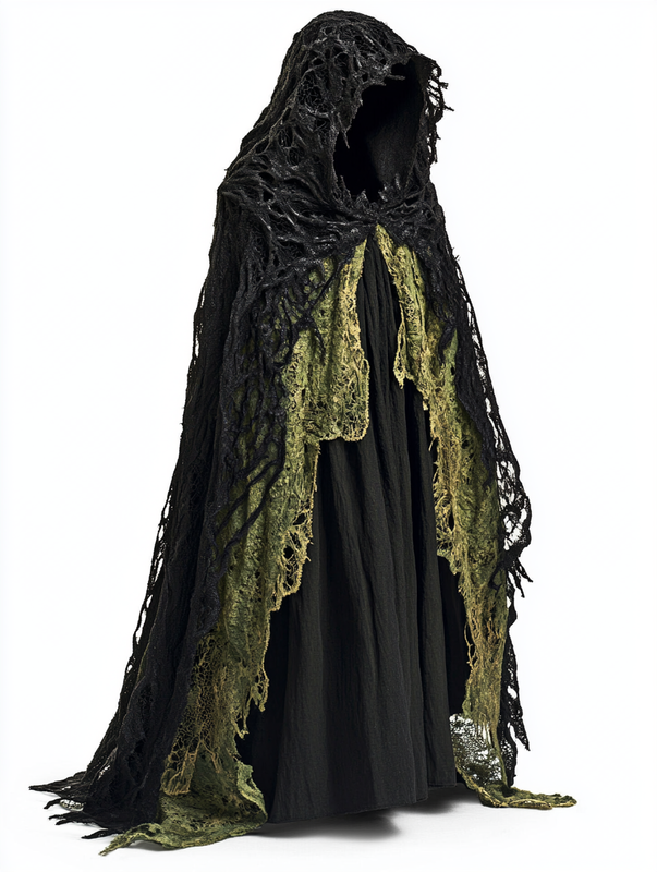 Men's Halloween autumn and winter hooded cloak jacket 7a3f