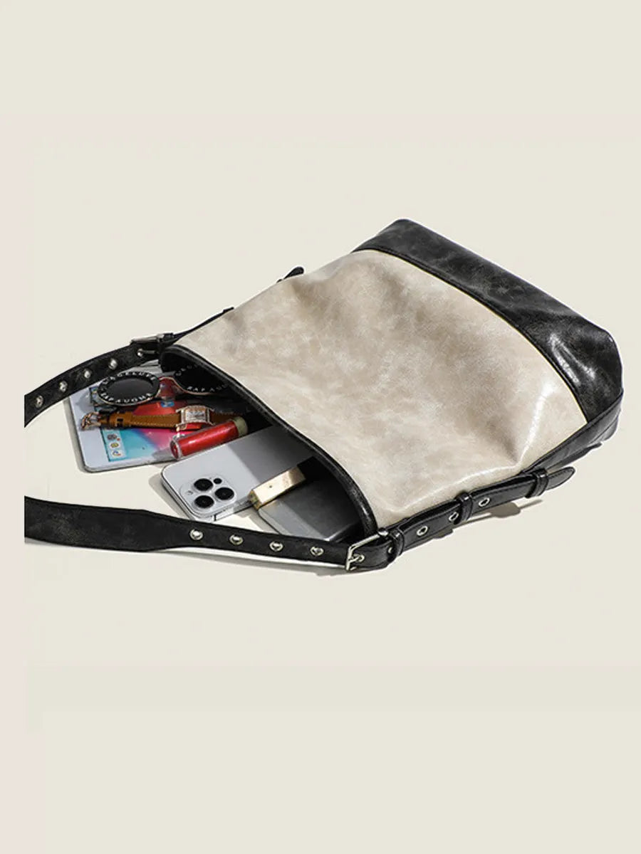 Women's Fashionable Color-block Handbag MDA0826H3Y