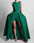 Jumpsuit Swing Panel Skirt with Bow ladies