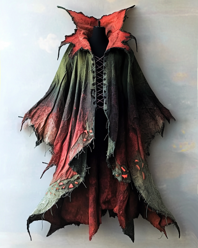 Women's Halloween Cape Coat 139f