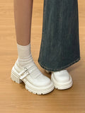 Double Buckle Platform Mary Jane
