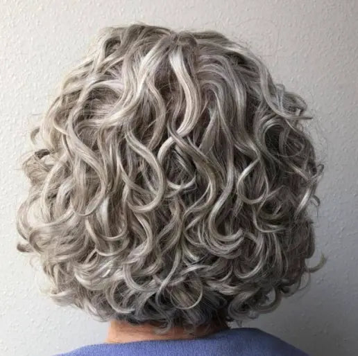 Hot Sale Curly Hair Toppers for Women with Thinning Hair-Cover Grays, Boost Volume