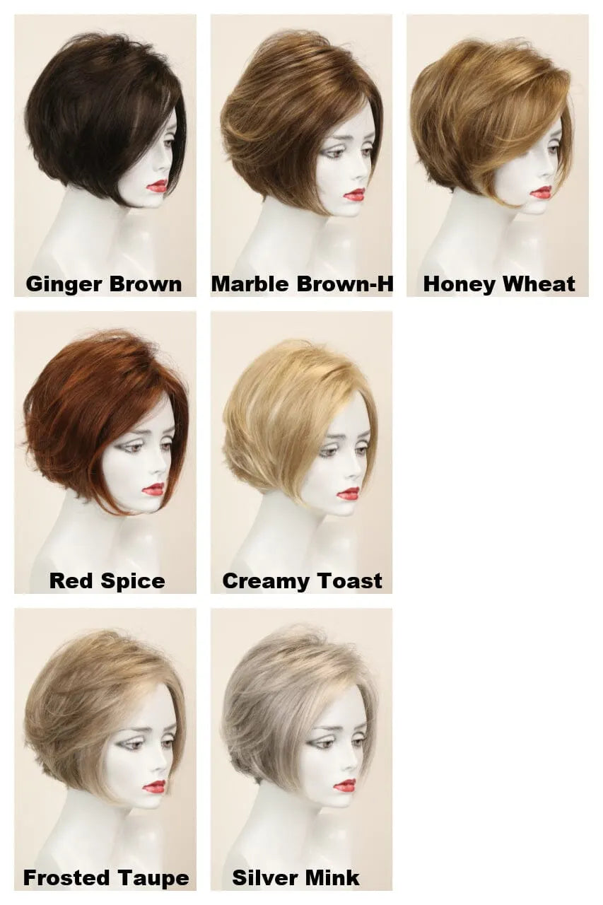 Lace front medium-length wig - | Soft and natural human hair
