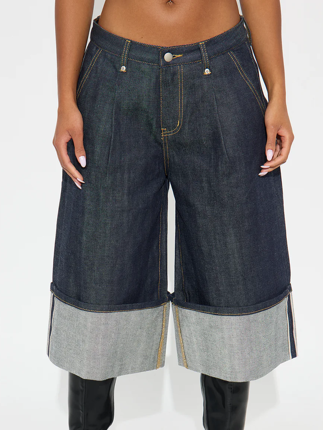 Plain Urban Loose Soft Tencel Denim Jeans
