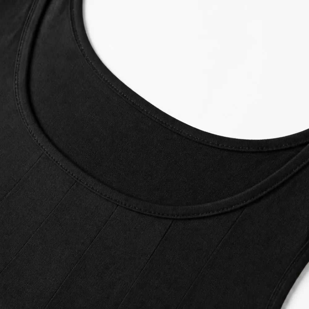 Solelia – Pleated Empire-Waist Sleeveless Summer Dress