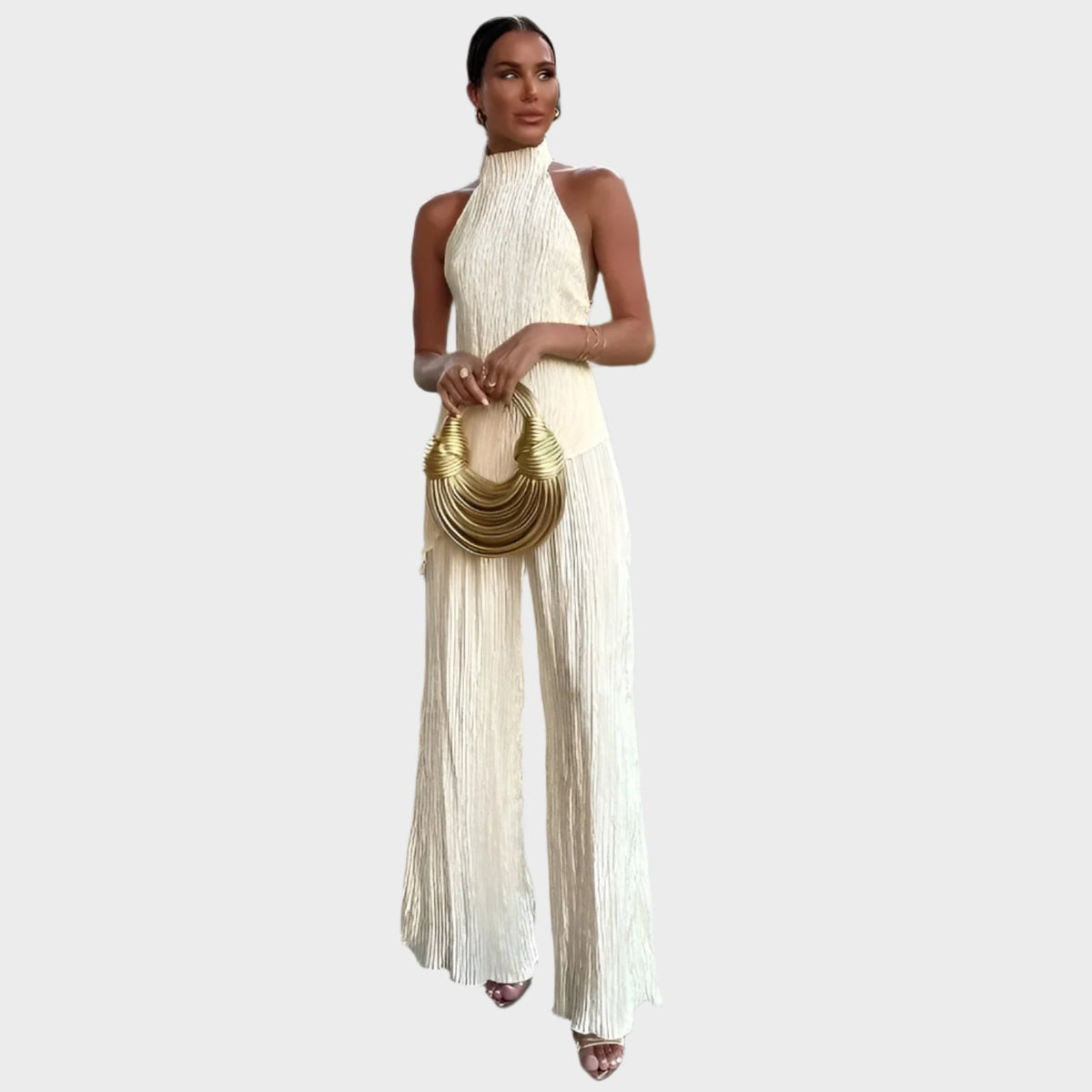 Elegant Pleated Set