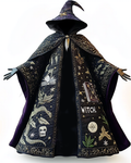 Halloween themed 3D embroidered cape dc32