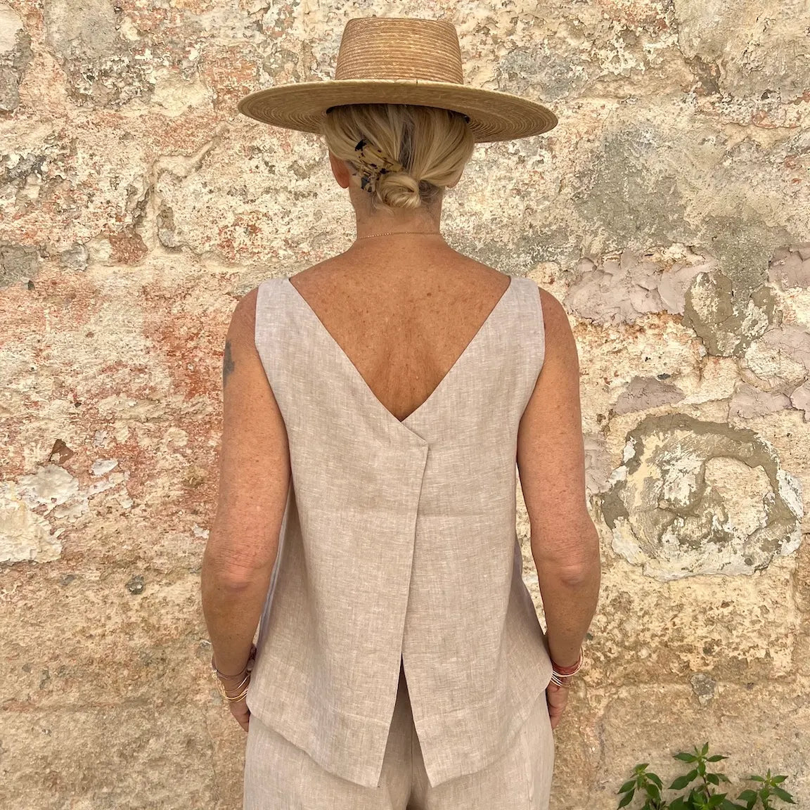 Overleap Top Linen – Dadihouse