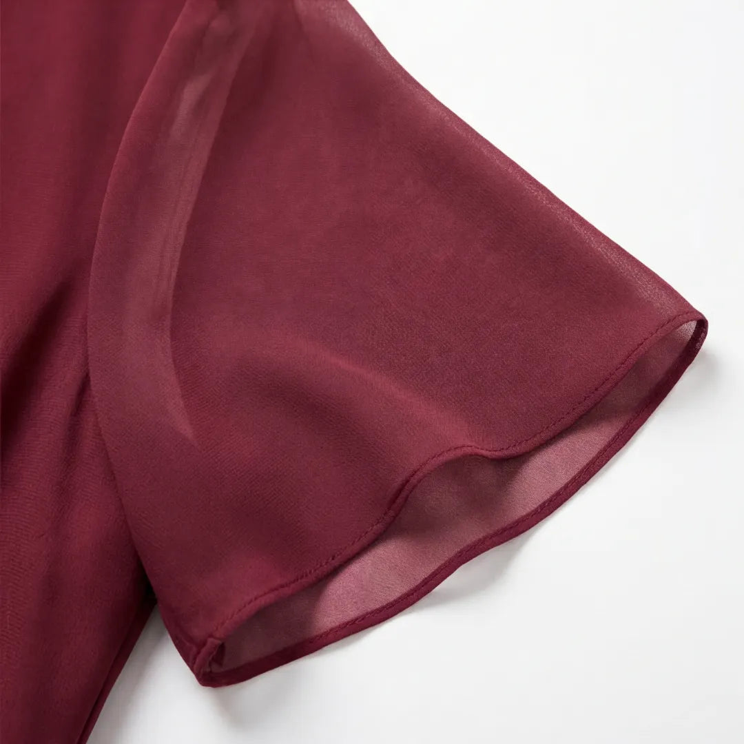 Velara – Women's elegant ruffle midi dress