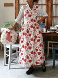 Romantic Red & Pink Rose Apron