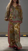 Vintage Floral Print 2 Piece Set