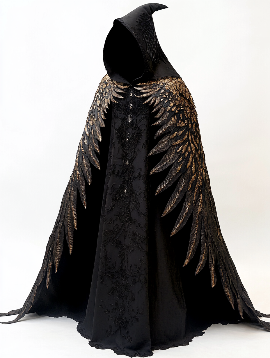 EAGLE WINGS LONG WIZARD CAPE 6acd