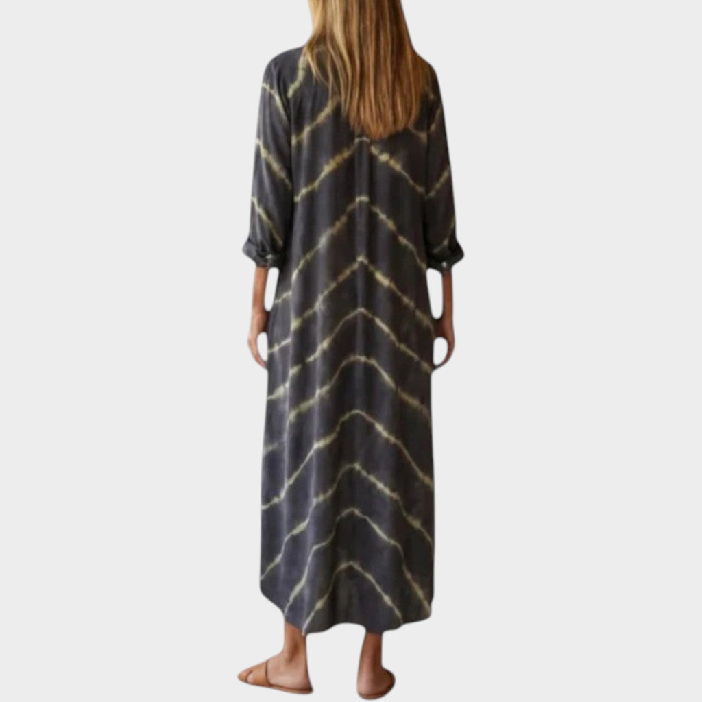 Relaxed Button Maxi Dress