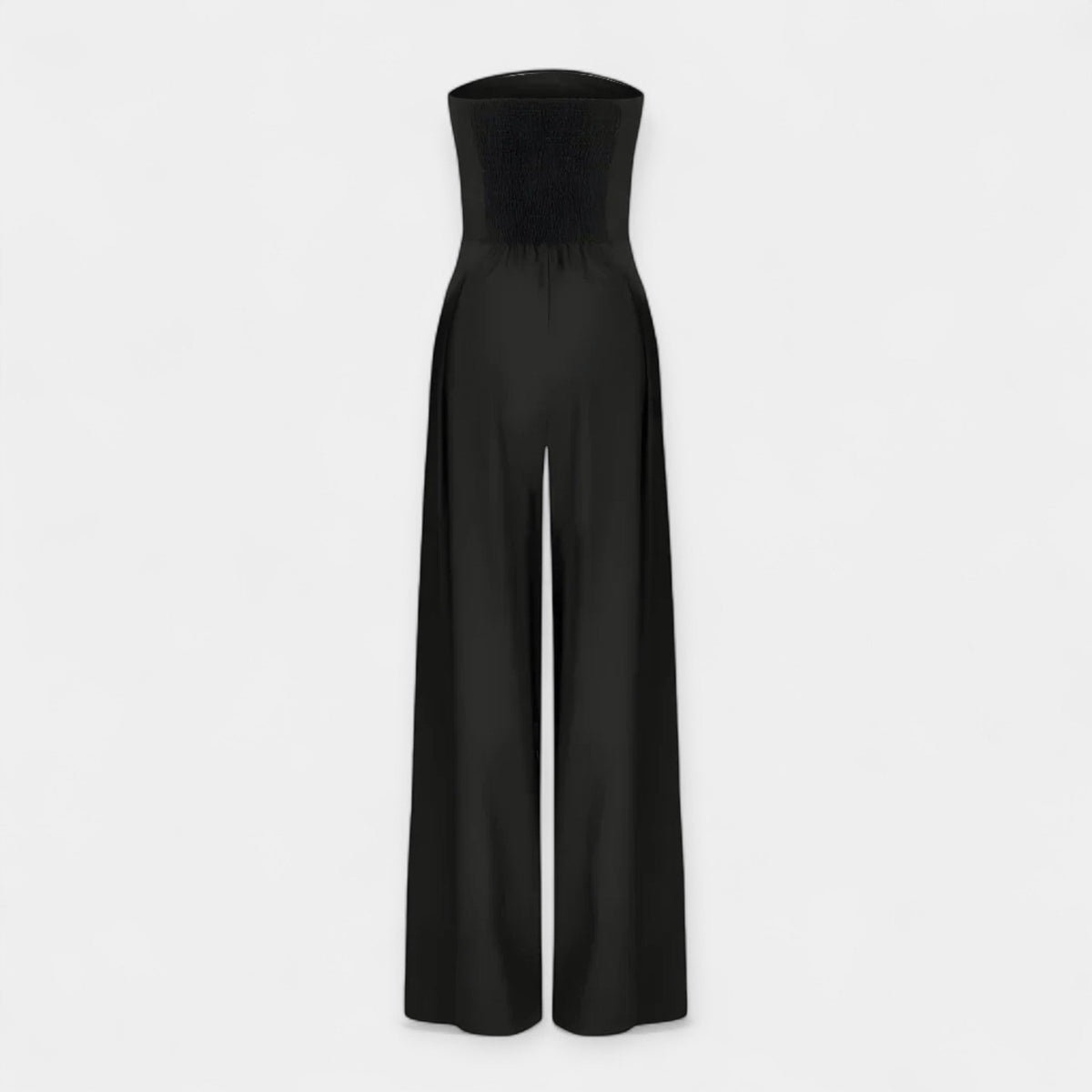 Strapless Jumpsuit with Corset