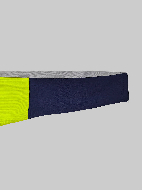 Long Sleeves Contrast Color Split-Joint High Neck Hoodies&Sweatshirt Sweatshirt Tops Tops