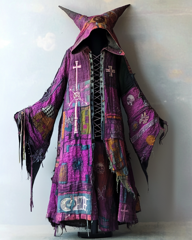 Women's Halloween Cape Coat 1165