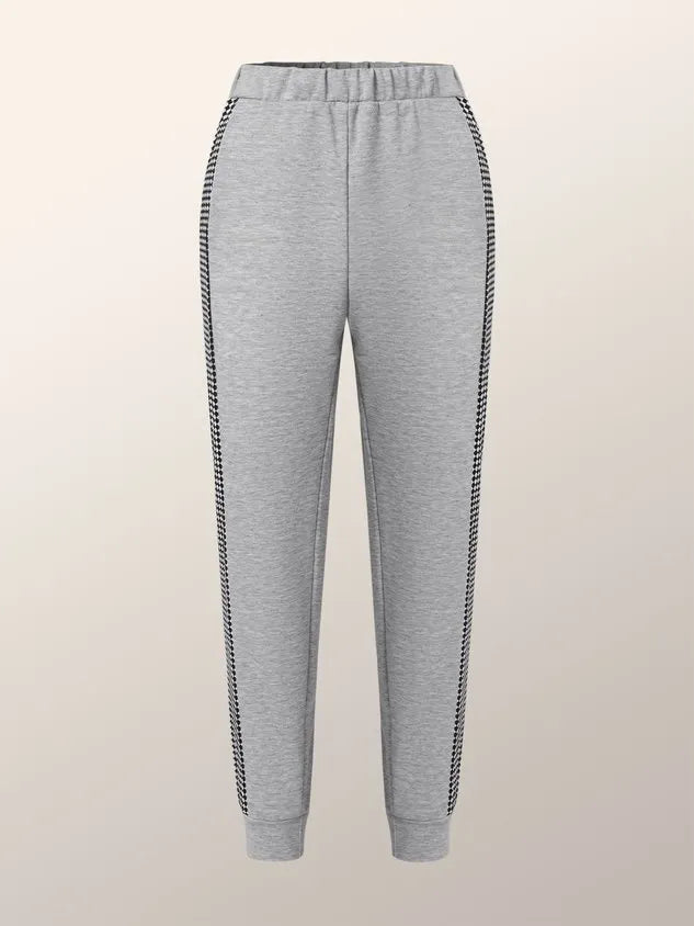 Casual Plain Loose Casual Mid Waist Pants