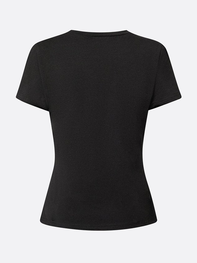 Casual Floral Slim Fit Graphic T-Shirt