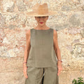 Overleap Top Linen – Dadihouse