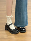 Patent Block Heel Mary Jane