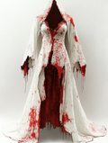 Women's Halloween Exaggerated Design Cape Dress 2cc0