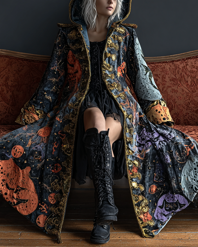Halloween Cosplay Halloween Wizard Cape Coat cacb